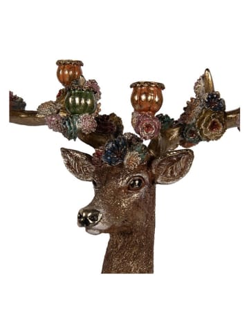 Kaarshouder "Hirsch" bruin - (B)51 x (H)50 x (D)21 cm
