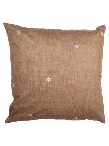 Kissenhülle in Hellbraun - (L)45 x (B)45 cm