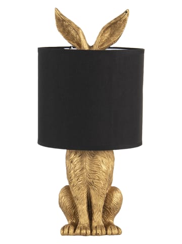 Tischleuchte in Schwarz/ Gold - (H)45 cm
