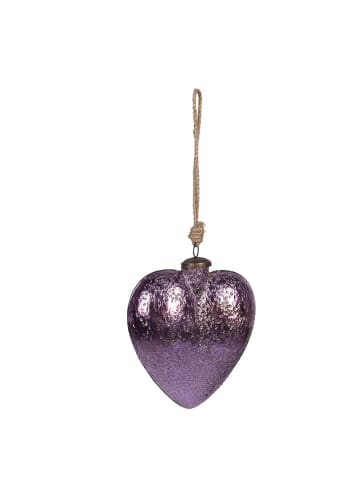 Christbaumkugel in Lila - (B)16 x (H)17 cm