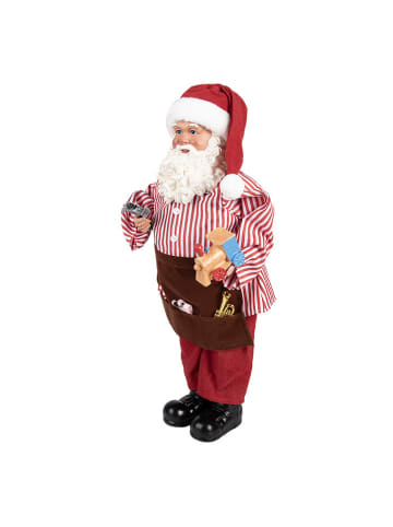 Decofiguur "Kerstman" rood - (H)45 cm