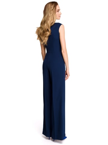 Jumpsuit donkerblauw