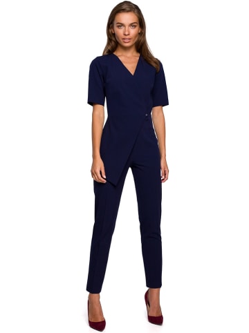 Jumpsuit donkerblauw