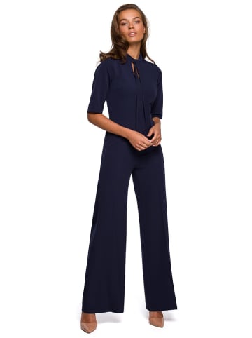 Jumpsuit donkerblauw