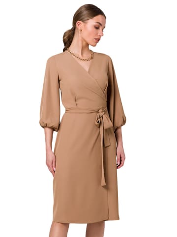 Kleid in Beige