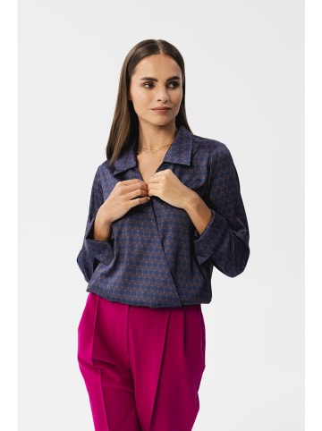 Bluse in Dunkelblau