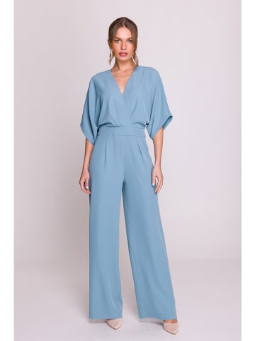 Jumpsuit in Hellblau