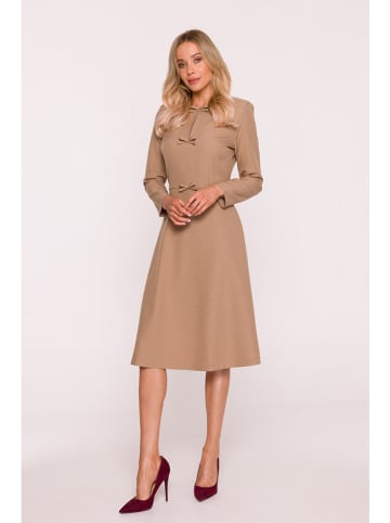 Kleid in Beige