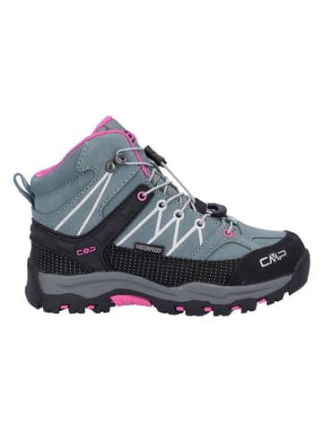 Leren trekkingboots "Rigel" grijs/roze
