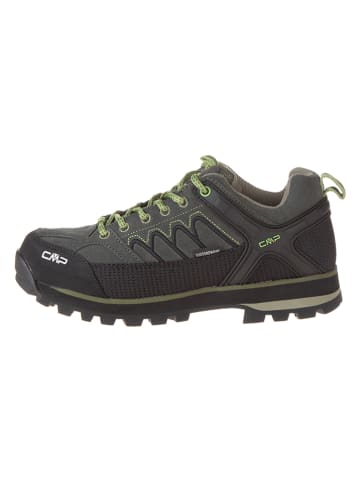 Skórzane buty trekkingowe "Moon Low" w kolorze szaro-oliwkowym