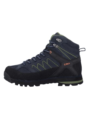 Leren trekkingboots "Moon" donkerblauw