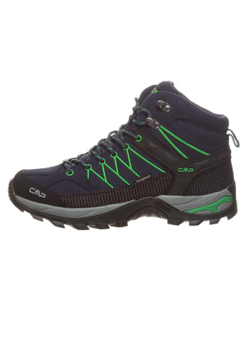 Leder-Trekkingboots "Rigel" in Dunkelblau