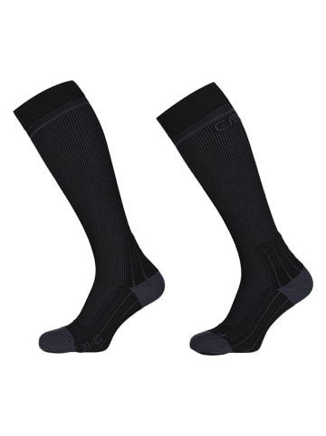 Woll-Trekkingsocken in Schwarz