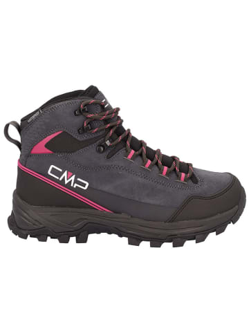 Leren trekkingboots "Myzar Mid" donkerblauw/roze