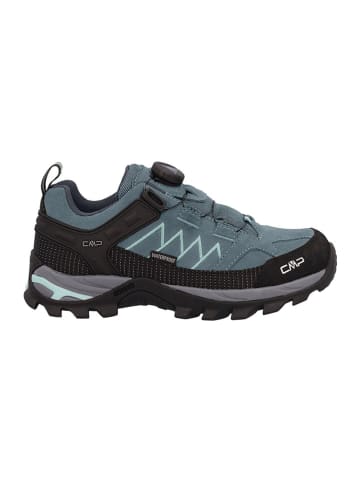 Leren trekkingschoenen "Rigel" lichtblauw/zwart
