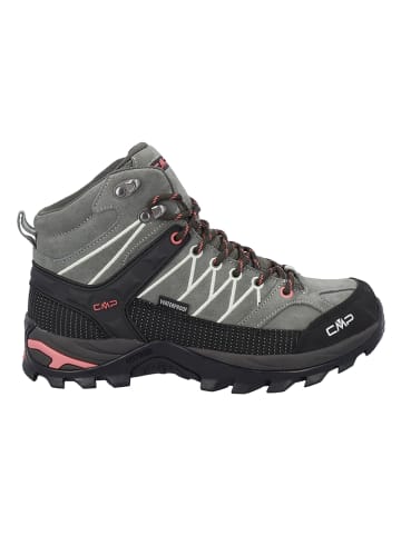 Skórzane buty trekkingowe "Rigel Mid" w kolorze szarym