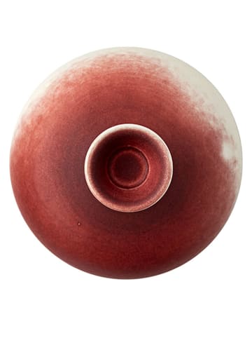 Vorratsdose "Bloom" in Rot/ Beige - (H)13,5 x Ø 9,6 cm