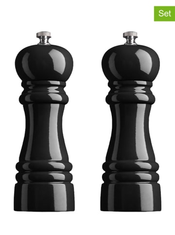 2er-Set: Salz-/ Pfeffermühlen in Schwarz