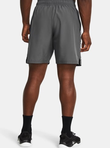 Trainingsshort "Woven" antraciet