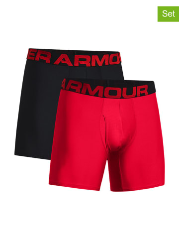 2-delige set: boxershorts zwart/rood