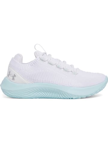 Buty w kolorze biało-błękitnym do biegania