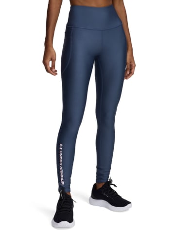 Legginsy sportowe w kolorze granatowym