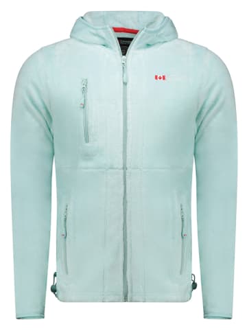 Fleecejacke "Uploadeak" in Hellblau