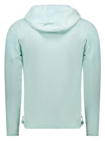 Fleecejacke "Uploadeak" in Hellblau