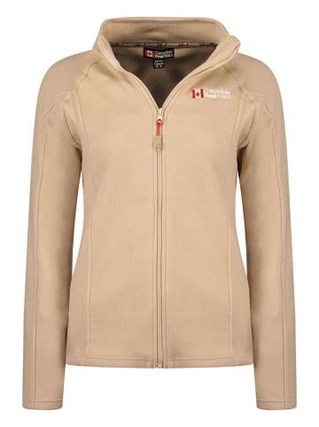 Fleece vest "Tugeak" beige