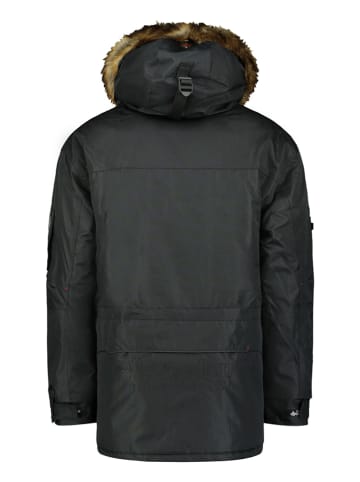 Parka w kolorze czarnym