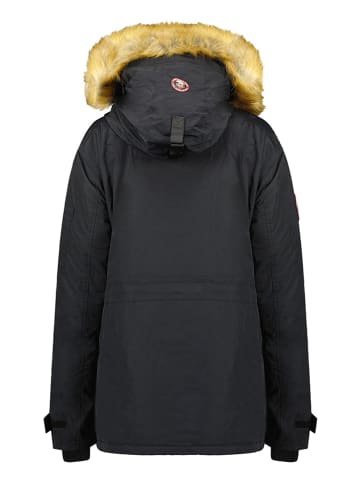 Parka w kolorze czarnym