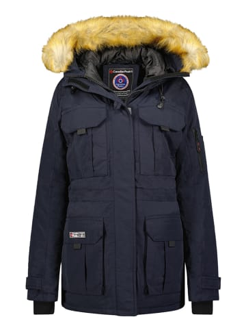 Parka w kolorze granatowym