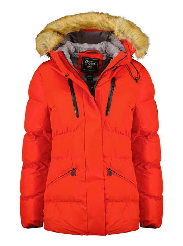 Parka w kolorze czerwonym