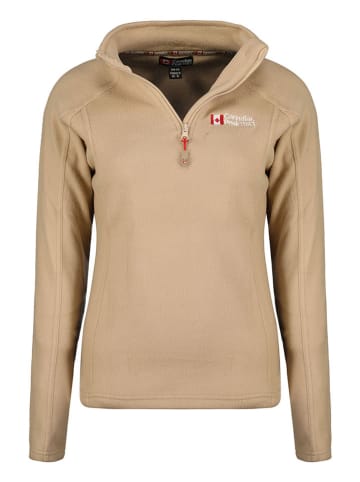 Fleecepullover "Tugeak" in Beige