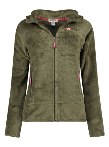 Kurtka polarowa "Upaloodeak" w kolorze khaki