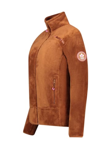 Fleecejacke "Udilas" in Karamell