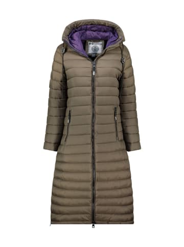 Steppmantel "Azuleak" in Khaki