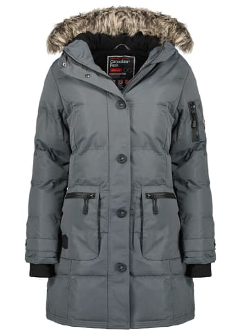 Parka "Axelus" w kolorze szarym
