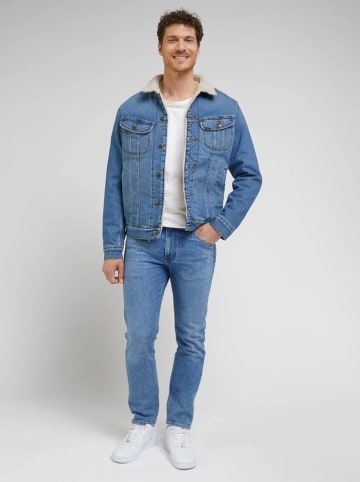 Dżinsy - Slim fit - w kolorze niebieskim