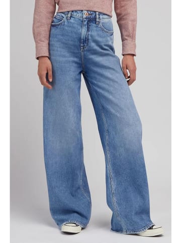 Jeans - Wide Leg - in Blau