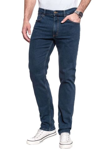 Dżinsy "Brooklyn" - Regular fit - w kolorze granatowym
