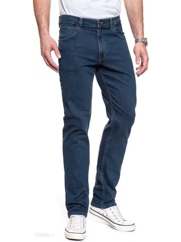 Dżinsy "Brooklyn" - Regular fit - w kolorze granatowym