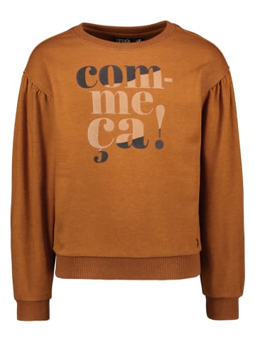 Sweatshirt "Like Flo Flo" in Hellbraun
