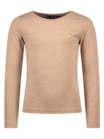 Longsleeve "Like Flo Flo" lichtbruin
