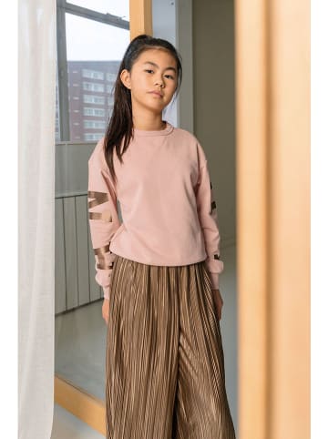 Sweatshirt lichtroze/goudkleurig