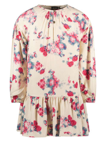 Kleid in Creme/ Bunt