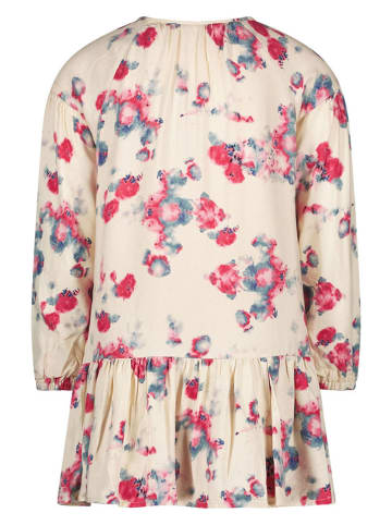 Kleid in Creme/ Bunt