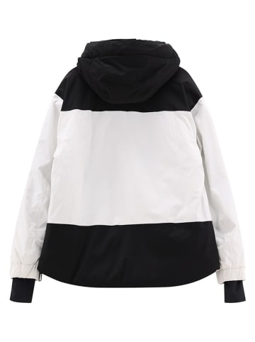 Ski-/snowboardjas zwart/wit