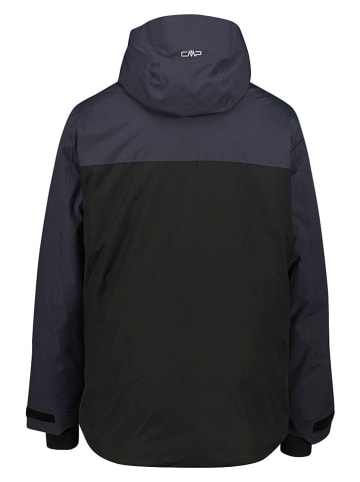 Ski-/snowboardjas antraciet/zwart