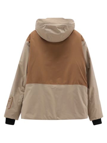 Ski-/ Snowboardjacke in Beige/ Hellbraun